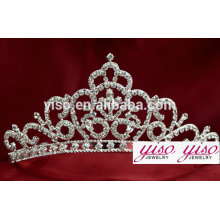 Tiara real de la princesa del diamante de la venta caliente nupcial del diamante